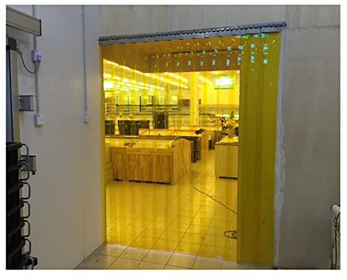 PVC-Streifenvorhang, Glatter PVC-Kunststoffstreifen-Türvorhang, Kunststoffstreifen-Vorhang, durchsichtiger PVC-Gefrierschrank-Vorhang, Vinylstreifen(1.5mm,75x250cm)