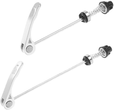 Mipcase 2pcs Quick Release Skewers for Bicycle Wheel Hubs Extended Design for Mountain Bike Use Convenient Bike Accessories Compatible Hardware
