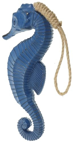 MAGICLULU Mediterrane Deko Seepferdchen Leichte Wanddekoration zum Hängen für Schlafzimmer und Wohnzimmer Strandmotiv Wandbehang