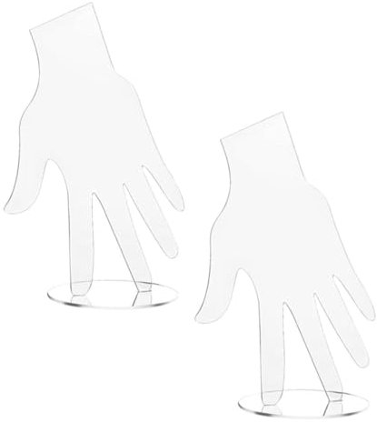 LIFKOME 2stücke Schmuckständer Aus Acryl Mit Transparentem Design Und Palmenform Zum Aufbewahren Und Präsentieren Von Ringen Und Armbändern Für Mädchen
