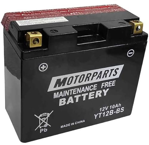 BATTERIA MOTORPARTS MINARELLI YT12B-BS 12V 10AH COMPATIBILE CON DUCATI MONSTER 620 620 2003-2003 AGM SENZA MANUTENZIONE MOTO SCOOTER