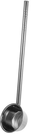 Alipis Louche à Long Manche En Acier Inoxydable 55x12 Cm, Cuillère à Eau Renforcée, Louche Commerciale Résistante, Outil Polyvalent Pour Arroser Légumes Et Fleurs,