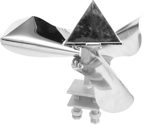 SOIMISS de pájaros de Acero Inoxidable de Acero Inoxidable Molino de pájaros Herramienta de de jardín hilanderos de Viento de Dispositivo de Plata