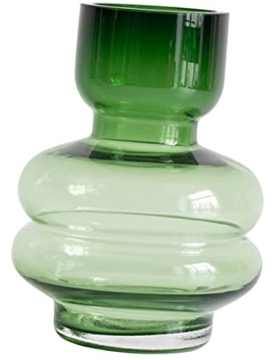 OUNONA Vaso in Cristallo in Stile Nordico Decorativo, Bottiglia a Forma Di Bocciolo, Vaso Da Tavolo Delicato Trasparente, Artigianale, Per Casa, Ufficio e Decorazioni Di Interni