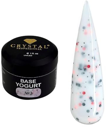 Base Coat UV Gel 50 ml | Base para uñas con consistencia de yogur y fuerte adherencia | Camuflaje Base Coat para un agarre profesional | Esmalte UV | Blanco 003