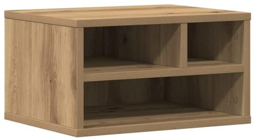 SKM Druckerständer Eiche handwerklich 40 x 32 x 22.5 cm,Andere,Elektronik,Drucken, Kopieren, Scannen & Faxen,Zubehör für Drucker, Kopierer & Faxgeräte,Druckertische,Braun,6.75 kg,862274