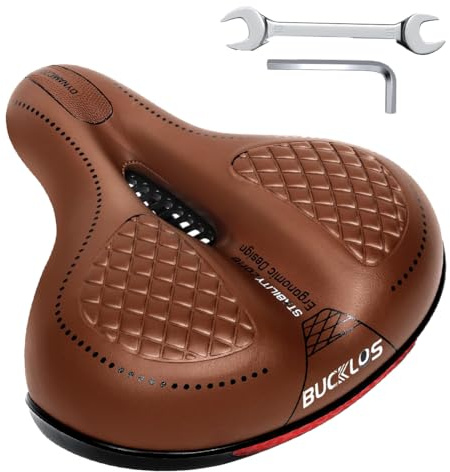 Fahrradsattel, Gel-Fahrradsattel, Breit, Komfortabel, Atmungsaktiv Und Weich, Wasserdichter, Stoßdämpfender Ergonomischer Memory-Schaum Fahrrad Sattel
