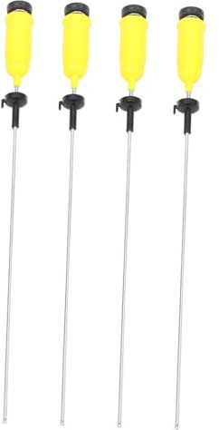 CLISPEED Kit 4 Barras de Suspensión para Lavadora, Acero Resistente, Accesorio Antivibración, Compatible Lavadoras Automáticas, Repuesto Equilibrador de Varillas, Uso Doméstico, Garantía Limitada