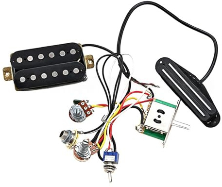 Faisceau De Câbles Guitare Pré-câblé Avec Doubles Rails Chauds Ensemble Micros Humbucker Interrupteurs Push-pull À 3 Voies Pièce Rechange Pour Guitare Électrique