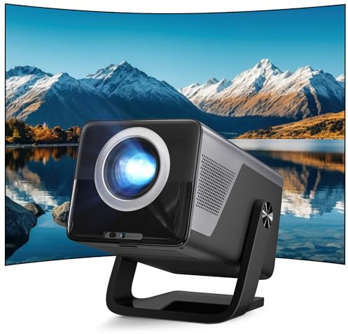 [Native 1080P/2000 ANSI/Calibration Visuelle IA] Intelligent Vidéoprojecteur X7 Smart Projecteur avec Android 14,4K Supportée, IA Assistant Vocal/Auto Focus/Keystone,WiFi6/Bluetooth5.4, 200 Display