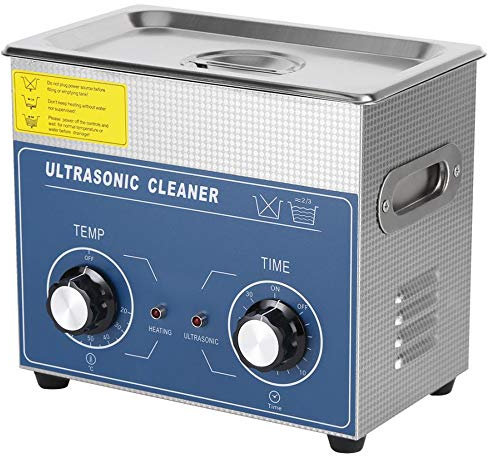 CGOLDENWALL 3L Professional Stainless Steel Ultrasonic Cleaner Eyeglasses Jewelry Cleaner Cleaning Machine Mechanical Heating Timing Adjustable 110V/220V