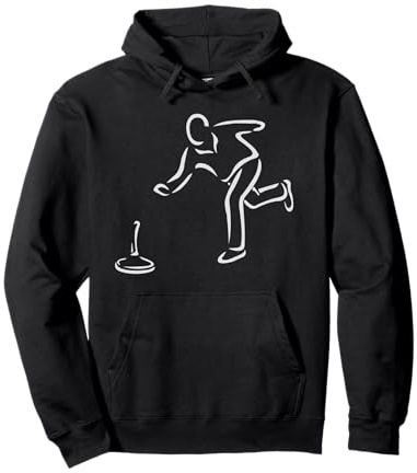 Eisstockschützen Stockschießen Eisstockschießen Pullover Hoodie