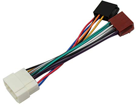 RED WOLF Autoradio ISO Adapter Kabel für 1999-2008 Honda Civic Accord Acura Suzuki Autoradio ISO Stecker 16 Pol Kabelbaum