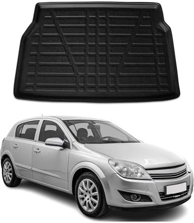 OMAC Kofferraumwanne Laderaumwanne kompatibel mit Opel Astra H 2004-2014 Gummi TPE Schwarz