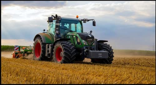 RM-CNN Traktors Strandtuch Für Kinder Traktor Badetuch 80x160cm,Duschtuch Trecker Bauernhof,microfaser Strandtuch,Weich und saugfähig Sandfreies Handtuch XXL (7,100x200cm)