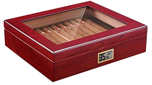 Cigar Box Cigarette Box,Carved Storage for Travel and Work, Leather Humidor, Cigar Box Decorative Box