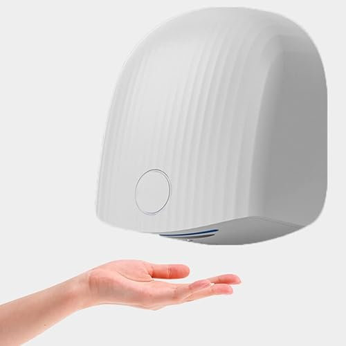 Macchina Commerciale, Asciugamani Asciugamani Elettrico ad Alta velocità a Risparmio Energetico, Asciugamani Automatico a Parete 10 Secondi per Asciugare, Asciugamani Commerciale p