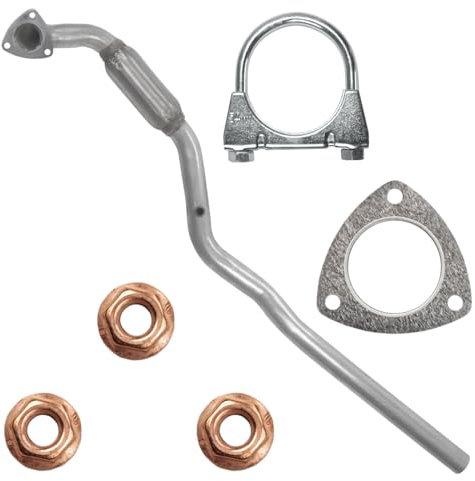 Polmo Schalldämpferset Auspuff Kollektorrohr für Opel Astra 3 III H 2004-10/2010 1.8