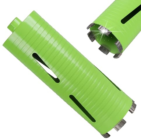 BETTERI 4 Inch Dry Core Drill Bit, 5/8-11 Threaded Concrete Core Bit | 10 Drilling Depth, 5/8-11 Threaded Diamond Core Bit, Laser Welded, Dry Drilling, For Concrete/Brick/Hard Masonry