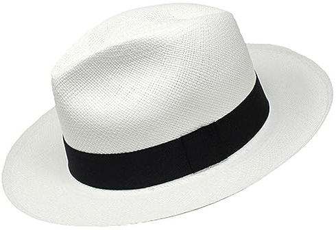 Gamboa Originale Capello Panama di Paglia Uomo Donna Fedora Cappello da Sole in Paglia Toquilla