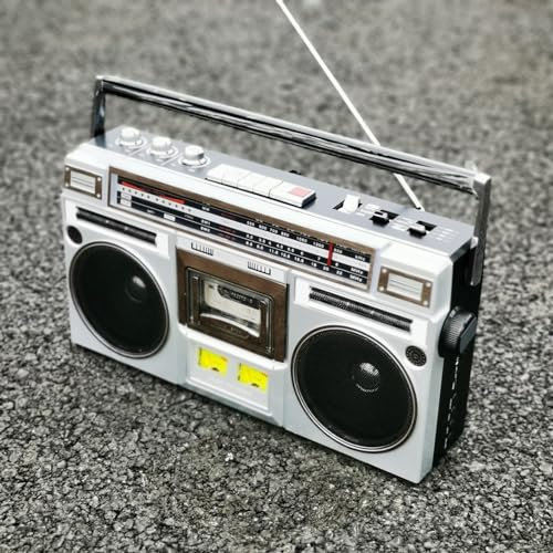 Boombox Retro Estilo Clásico De Los Años 80, Reproductor De Casete Bluetooth Retro, con Radio FM Y Dab+, Compatible con Entrada SD/USB, Grabación, para Viajes De Reuniones Familiares