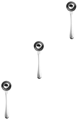 Alipis 3 Piezas cuchara dosificadora de acero inoxidable cucharilla de cucharilla para 1 cucharada cucharas de servir para fiestas cuchara de acero inoxidable cuchara de medida