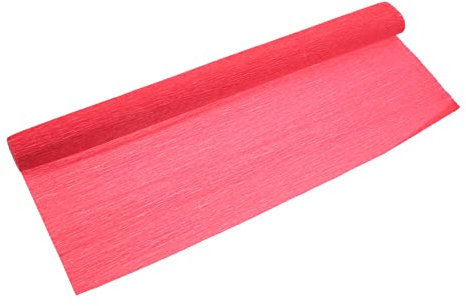 HAWILLOSCH Krepppapier Rot Handgefertigtes Floristik-krepppapier Für Diy Blüten Hochzeiten Partys Und Festlichkeiten Kreative Bastelmaterialien