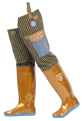 KXAOXGRC Wathosen. Outdoor-Hüftstiefel, rutschfestes PVC for Herren, for Angeln im Sumpfgebiet und Sandabbau(10 UK)