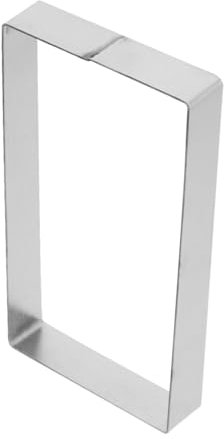 MAGICLULU Molde Rectangular para Pasteles de Repostería Molde para Panqueques Herramienta de Hornear Aro Extensible para Tortitas y Mousse