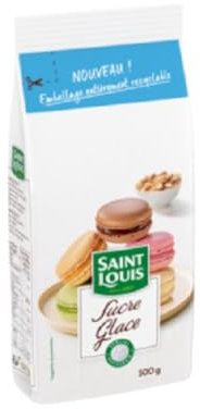 Sucre Glace Spécial Recharge Saupoudreuse Saint Louis 500g/Sachet - Offres 1 et 2 Sachets - Livraison Gratuite France (2 sachets)