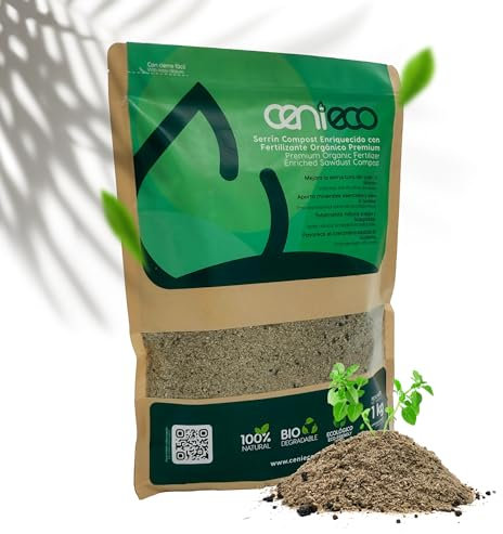 Abono Plantas para Verano y ambientes Secos, retenedor Natural de Humedad, Compost Enriquecido – Fertilizante Orgánico Natural para Plantas y Jardines