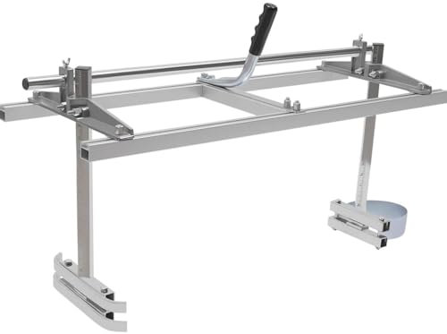 Fresadora de motosierra, fresadora de motosierra portátil, máquina de motosierra pequeña, sierra auxiliar para rieles de madera, estante abierto para madera redonda, accesorios de jardín (60 cm)