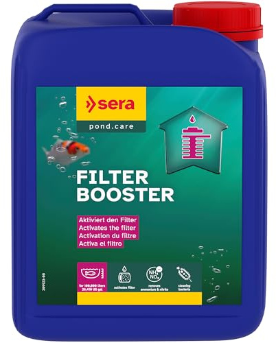 Pond Filter Booster 2,5 L | aktiviert den Filter | hochkonzentrierte reinigungsbakterien 2.500 ml | direkt auf das filtermaterial | startet Neue und gereinigte Filter sofort