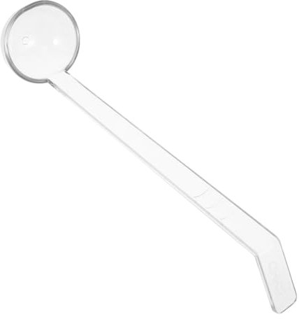 SOIMISS Transparente Schöpfkelle Mit Langem Griff Ergonomisch Rutschfester Biegeschwanz Zum Servieren Von Suppen Saucen Buffets Vielseitiger Küchenlöffel Aus Pc-kunststoff Leicht Zu Reinig