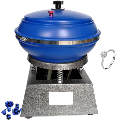 PP-Vic Lucidatrice Rotativa Per Gioielli, Tamburo Per Lucidatura Metalli, Lucidatrice Professionale Per Gioielli, Smerigliatrice Per Pietre, Lucidatura Superfici Metalliche