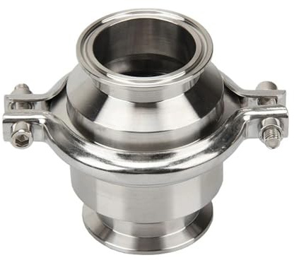 Clapet anti-retour à trois brides 3/4'' 1'' 1,5'' 2'' 2,5'' à écoulement unidirectionnel en acier inoxydable SS 304(19mm x Ferrule 50.5)