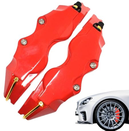 ycezw Protezione pinza freno | 2 pezzi Coprimozzo ruota Copri freno Coperchio pinza portatile - Copertura protettiva per decorativa Set di coperture per per strumento di