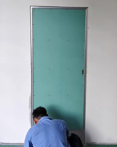 Panneau d'accès pour cloison sèche, porte d'inspection dissimulée, grande trappe d'accès de 35,6 x 45,7 cm pour câbles, tuyaux et CVC, couvercle à œillets durable, installation facile, parfait pour la
