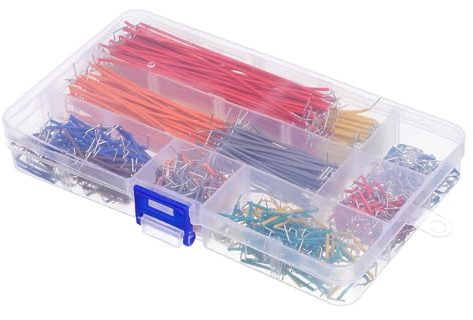 ABOOFAN 840pcs Jumper Cable Kit Breadboard Wire for Diy Electronics Projects Flexible Jumper Wires Box for Circuit Board Prototyping