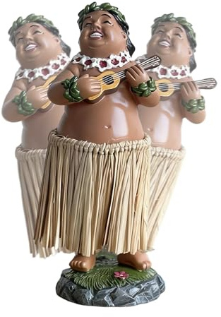 Hawaiianische Tänzerin Auto, Hawaii Hula Girl Armaturenbrett-Ornamente | Hula Tänzerin Schwenkbar, Lebhaft und Interessant, für Schreibtisch, Büro