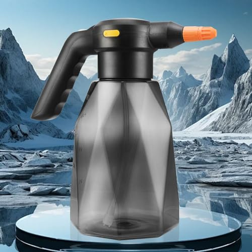 GEERYZHE Spruzzatore Elettrico Ricaricabile da 2 Litri - Annaffiatoio Atomizzatore Portatile per Piante da Giardino, Spruzzatore d'acqua Portatile con Batteria a Lunga Durata