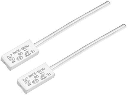 sourcing map 2 Stk. Normalerweise geschlossener Temperaturschalter, 90℃ N.C 5A Thermoschalter Thermostat Bimetall Temperaturregler