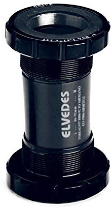 ELVEDES BSA Tretlagergehäuse 100 mm für Fat Cycle E-Bike Erwachsene, Unisex, Schwarz, Standard