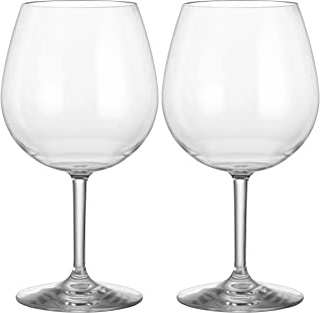 BRUNNER 0830166N.C71 Set Calici da Vino Rosso e Bianco, Bicchieri Infrangibili 2Pz, R&W Wineglass Collezione Cuvee, 69 Cl