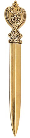 ANKROYU Vintage Brieföffner Metall, Antiker Umschlagöffner, Metall Umschlagöffner im Antiken Baum Design, Brieföffner für Bürobedarf, Retro Umschlagöffner(Stil 5)