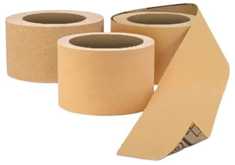 Guitar Tool, Self-adhesive Back Adhesive Yellow Sandpaper Roll, Hand-tear Abrasion-resistant Sandpaper, Guitar Making Sandpaper for Professional DIY Guitar Tools (400 mesh)