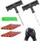 Hugwish 15pcs Kit Repara Pinchazos Coche Moto, Kit Antipinchazos Coche, Kit Reparación Neumático, Kit Repara Pinchazos Para Coche, Moto, Furgoneta, Cortacésped