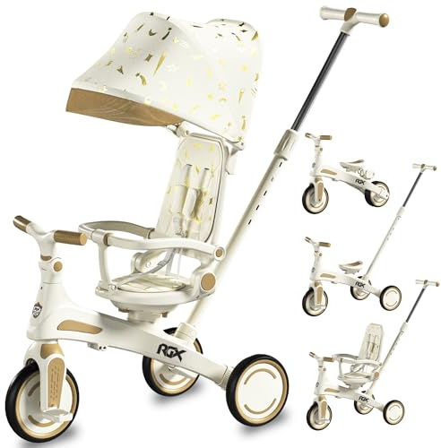 WeLLIFE RGX Triciclo Evolutivo 5 in 1 per Bambini 1-3 Anni