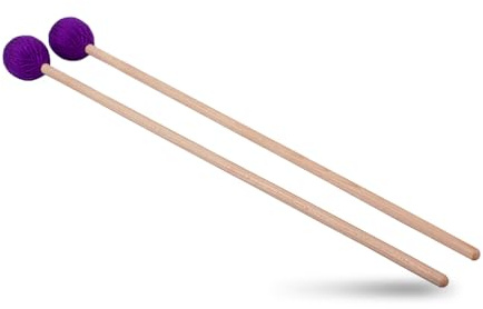 mophrati 1 Paar Mallets Sticks Percussion Drum Stick Xylophone Bass Energy Chime Bells Hammers Parts Supplies Anfänger