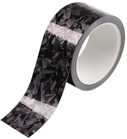 Forged Carbon Wrap, PET Forge Auto Decal for Seamless Vehicle Decoration, Easy Application with Stylish Self Adhesive, Car Film Wraps Roll for Exterior and Interior Use, Motorcycles, 2.76x196.85 Inch